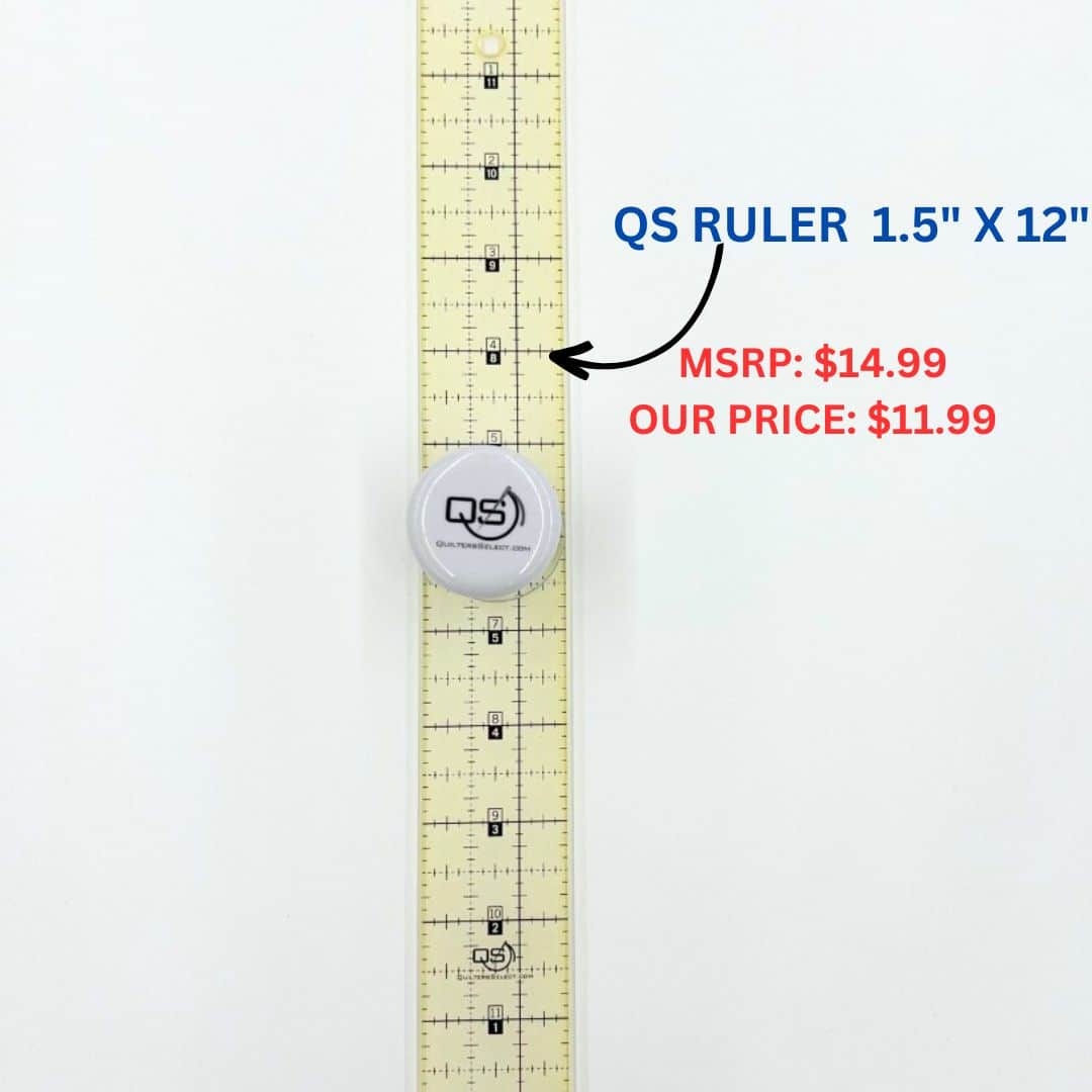 Quilter's Select Quilting Ruler - Select 1.5 Quilter's Select Quilting Ruler - Select 1.5