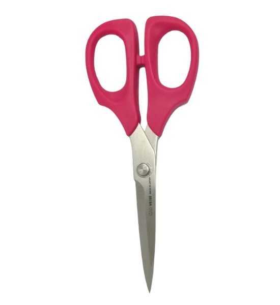KAI V5165 6 1/2" Sewing Scissors – Very Berry with Blade Cap