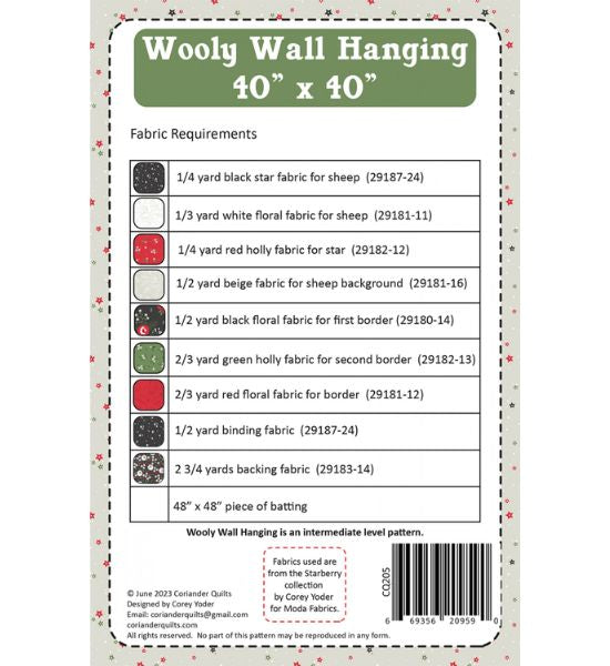 Wooly Wall Hanging Pattern