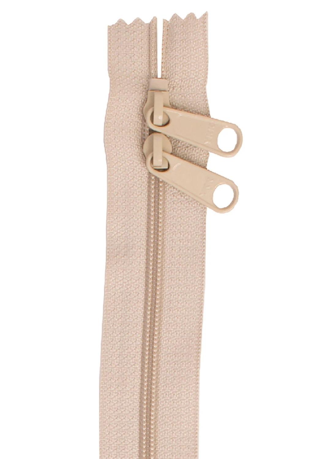 Handbag Zipper 40in Natural
