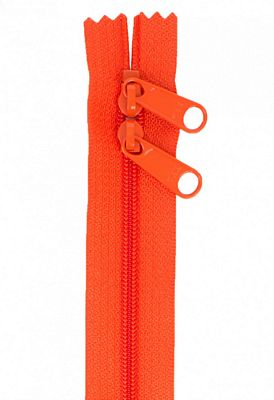 Handbag Zipper 40in Tangerine
