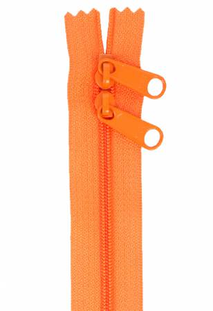 Handbag Zipper 40in Pumpkin-double-slide