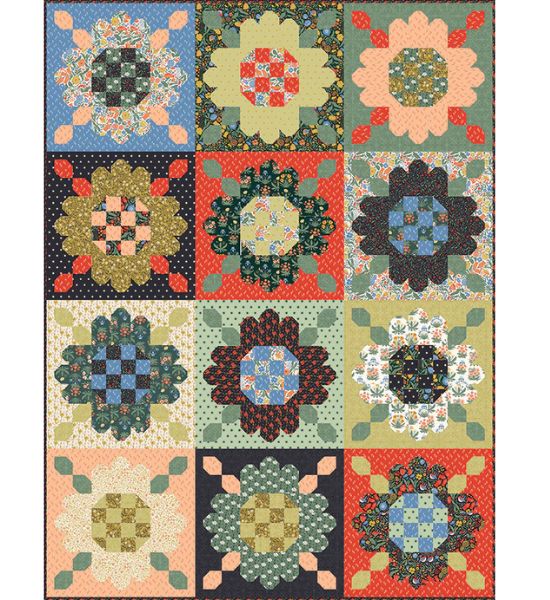Zinnia Seeds Quilt Boxed Kit