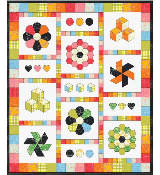 A Little of This, A Little of That Pattern + Pieces by Paper Pieces