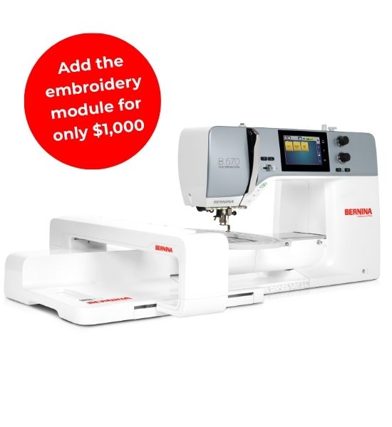 BERNINA 570 QE Quilting & Sewing Machine