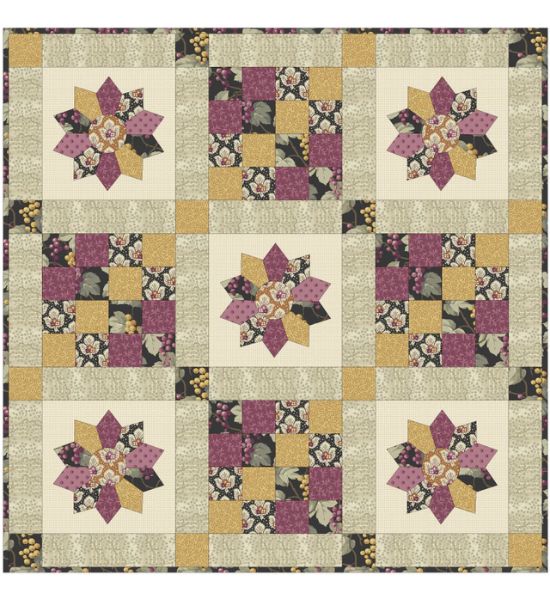 Daisy Chain Quilt Pattern by Paper Pieces