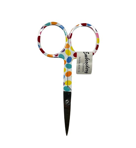 Embroidery Scissors Sweets Print Handles
