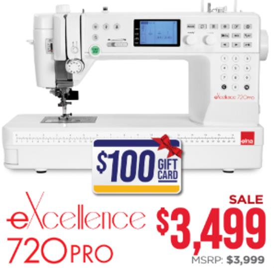 Elna eXcellence 720PRO Computerized Sewing Machine