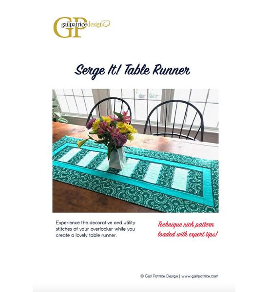 Serge It! Table Runner Pattern