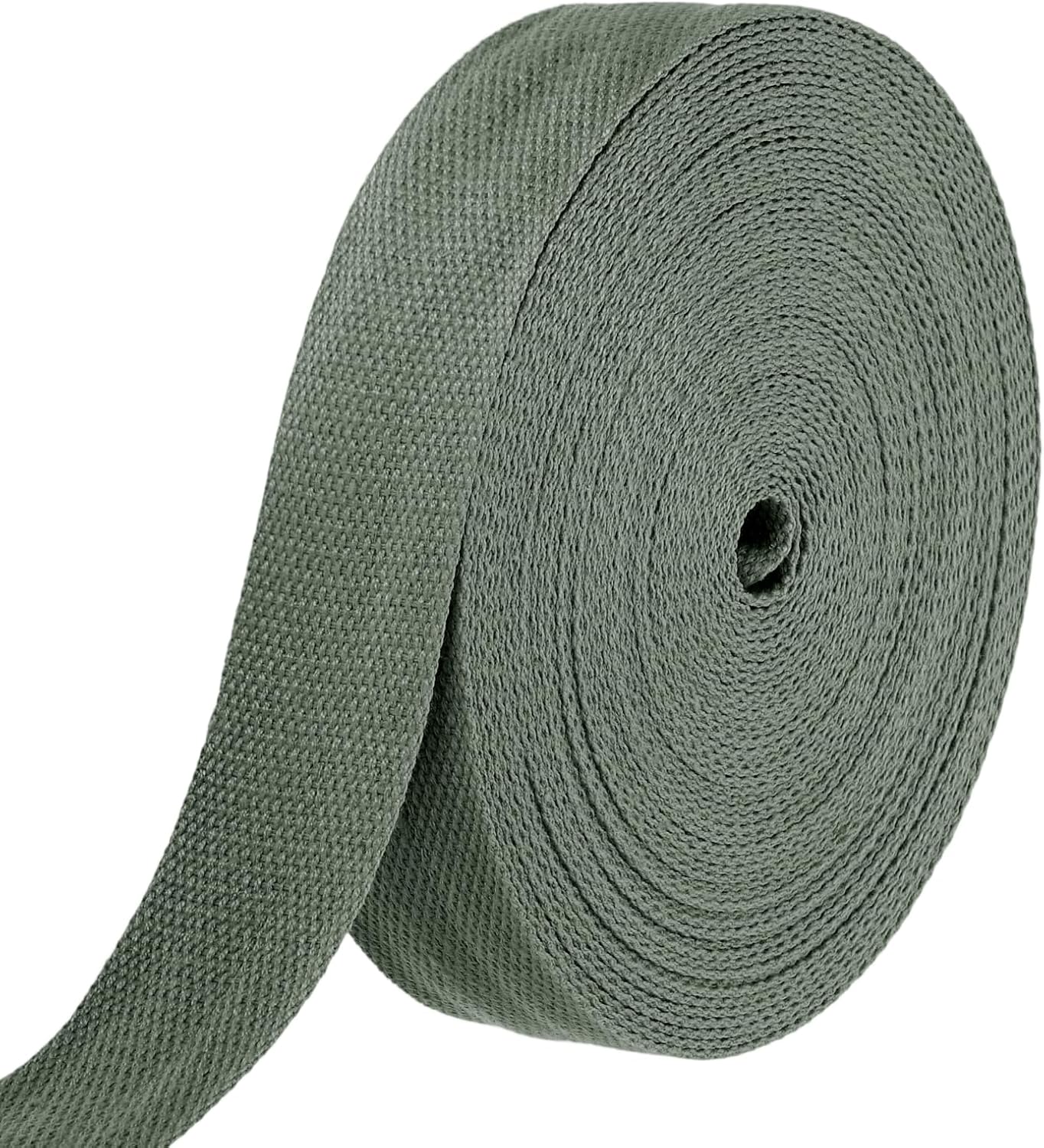 HARFINGTON Grey Cotton Webbing 1.5"x2 Yards
