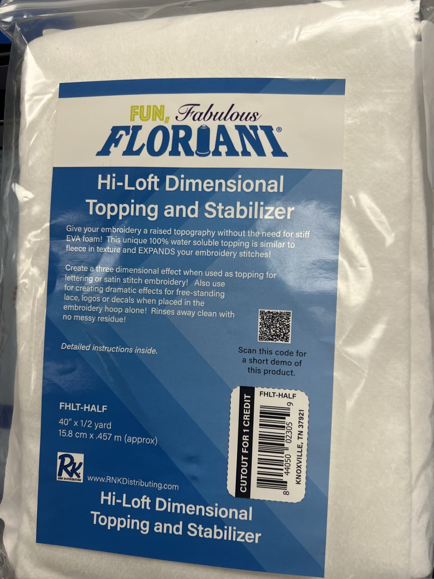 Hi-loft Dimensional Topping & Stabilizer