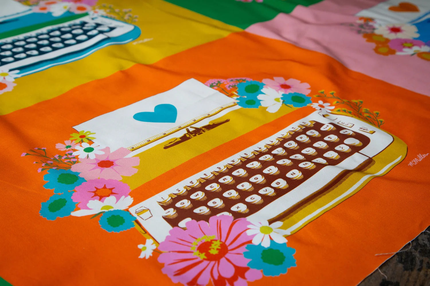 Ruby Star Society Best Day Ever Typewriter Panel 1YD