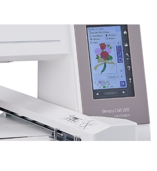 Janome Memory Craft 550E Limited Edition Embroidery Machine