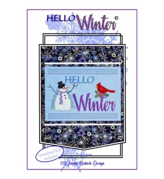 Hello Winter Wall Hanging