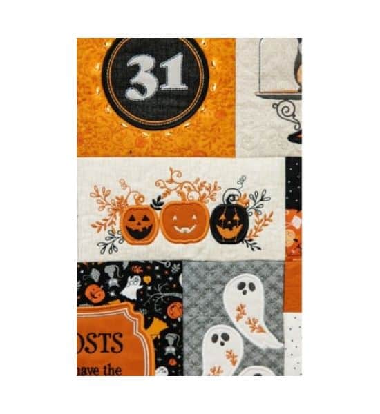 Pumpkins & Potions Ladder Quilt Machine Embroidery CD