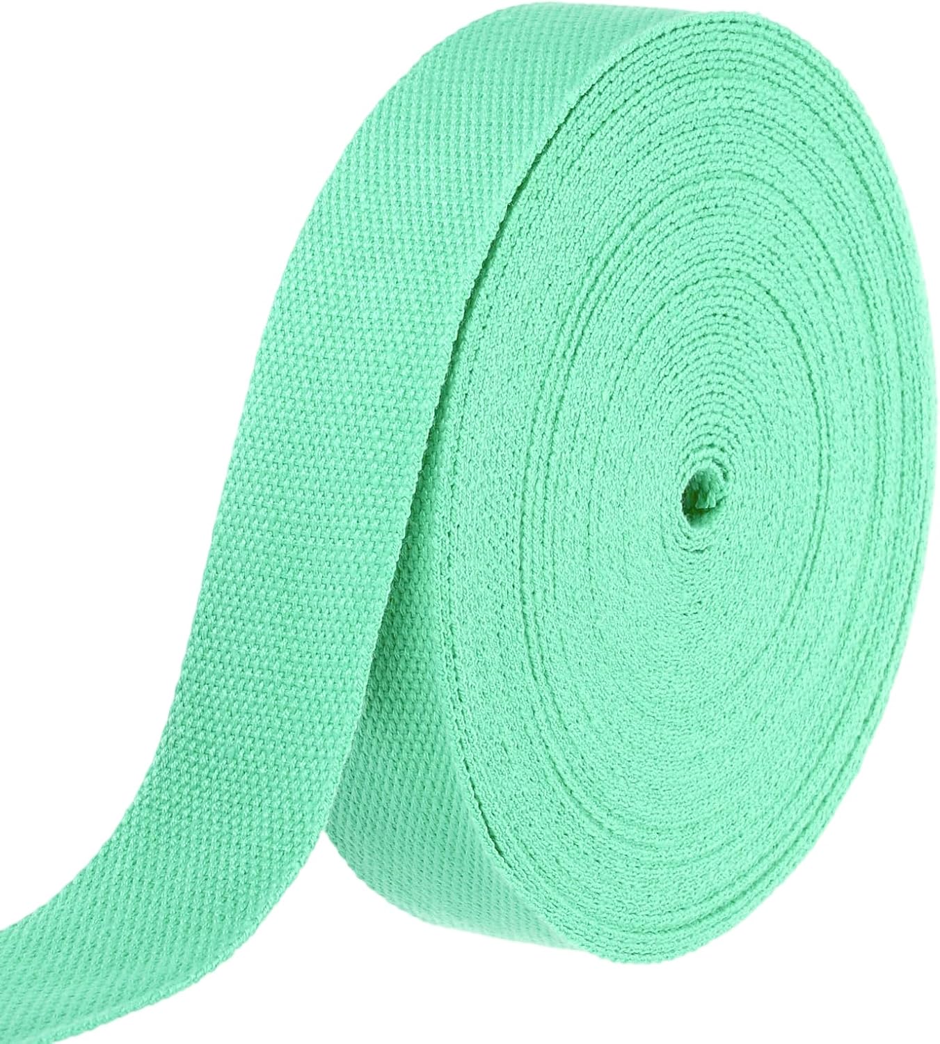 HARFINGTON 1.5" COTTON WEBBING LIGHT GREEN 2yds