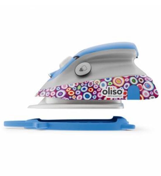 Oliso Mini Iron With Trivet Kaffe Fassett (Pre-Order Release Date JUNE 15, 2025)