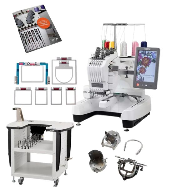 Entrepreneur W PR680W 6‑Needle Embroidery Machine