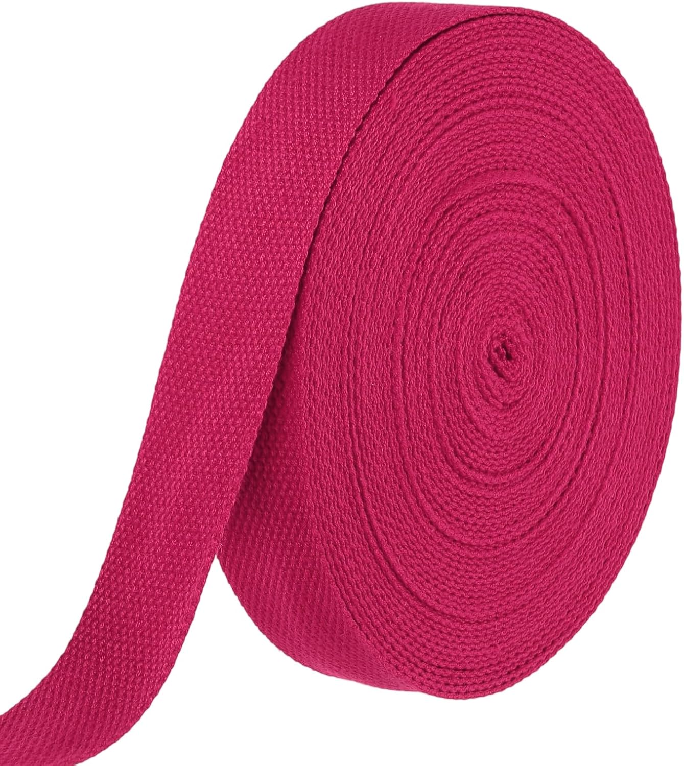 HARFINGTON Rose Red Cotton Webbing 1.5"x2 Yards