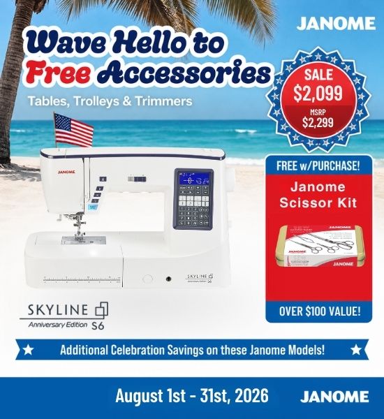 Janome Skyline 6 Anniversary Edition