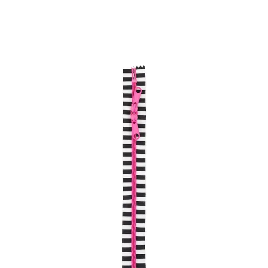 Black & White 30" Zipper Pink