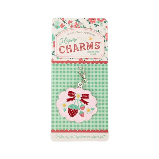 Lori Holt Enamel Happy Charm™ Strawberry Crush