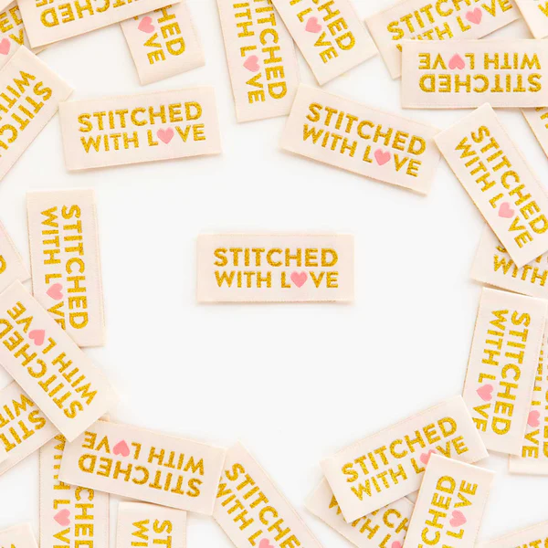 STITCHED WITH LOVE WOVEN LABELS