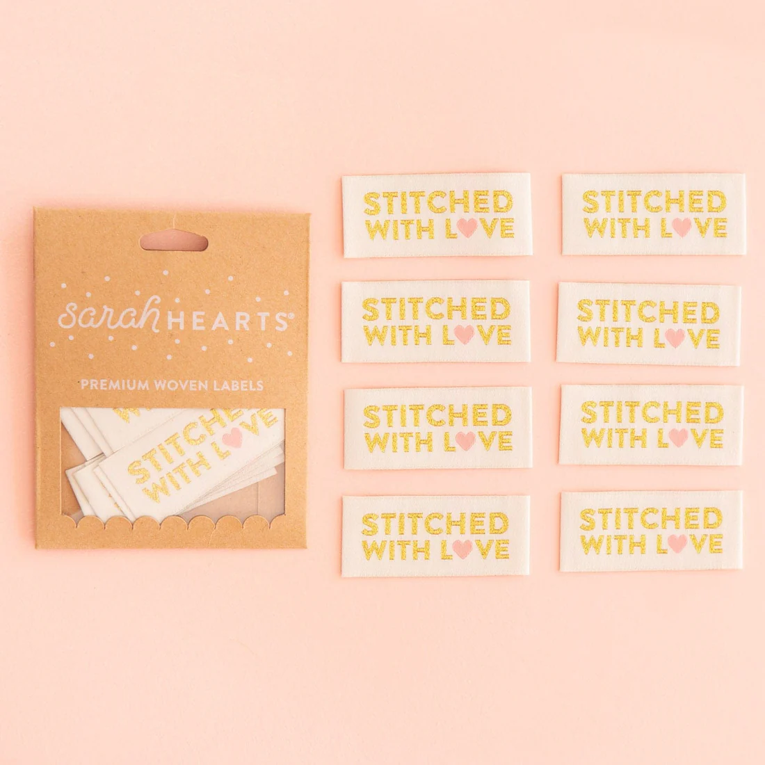 STITCHED WITH LOVE WOVEN LABELS