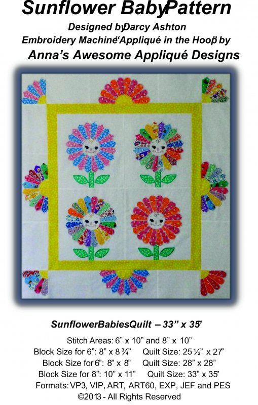 Sunflower Baby Pattern