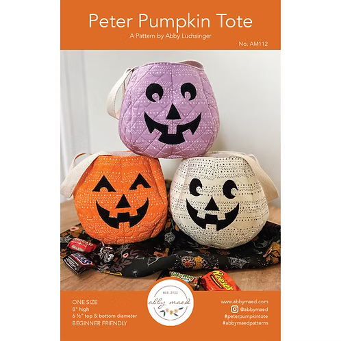 Peter Pumpkin Tote Paper Pattern