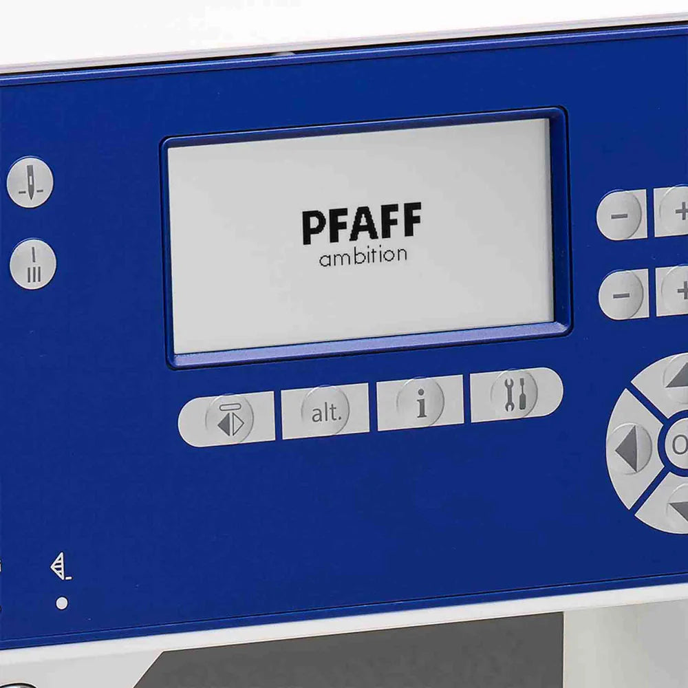 PFAFF® ambition™ 610 Blue Sewing Machine