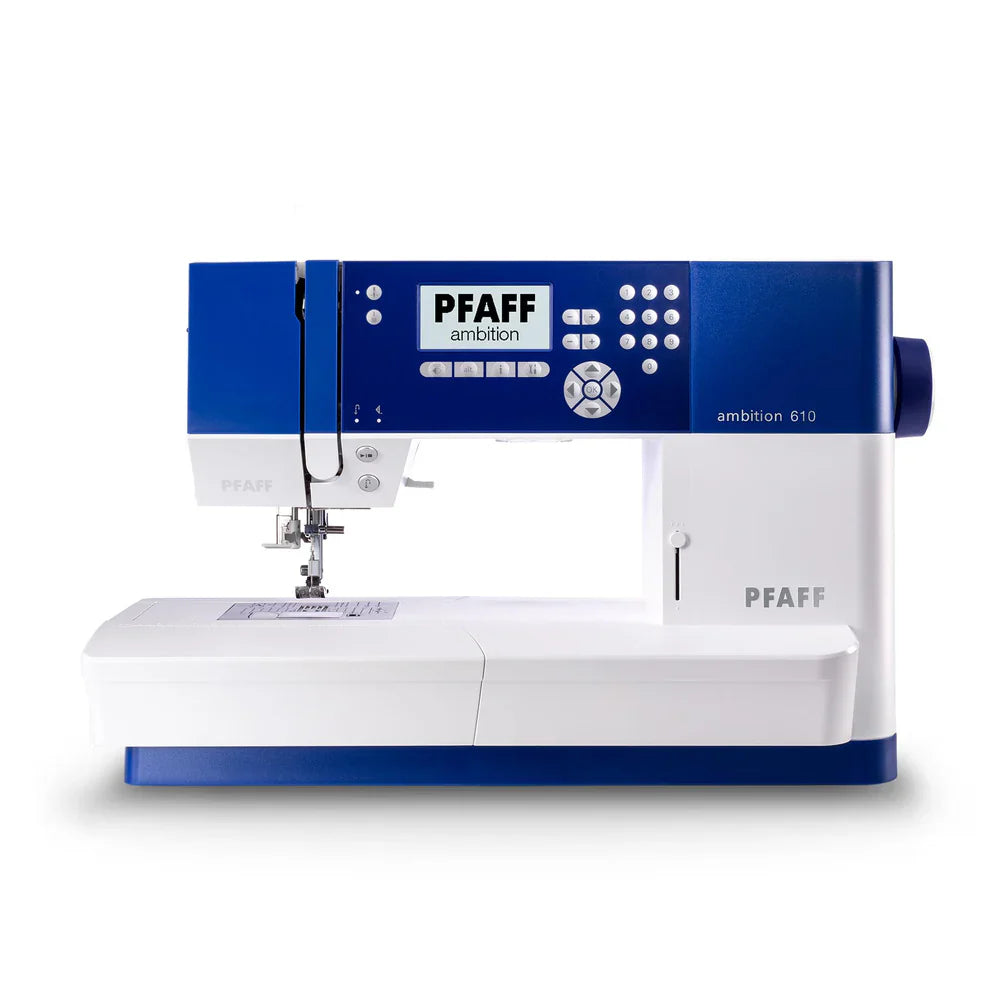 Refurbished PFAFF® ambition™ 610 Blue Sewing Machine
