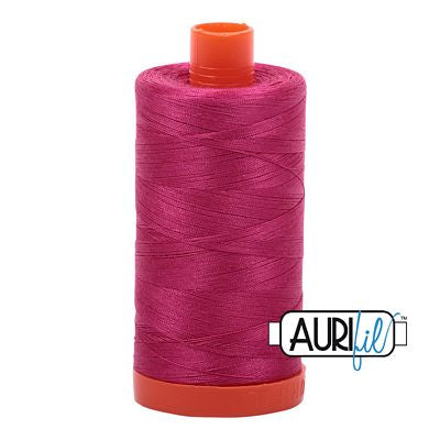 Aurifil Mako Cotton Thread Solid 50wt 1422yds Red Plum