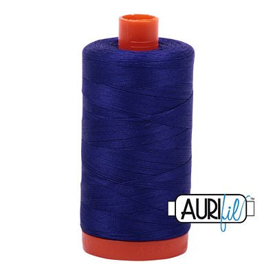 Aurifil Mako Cotton Thread Solid 50wt 1422yds Blue Violet