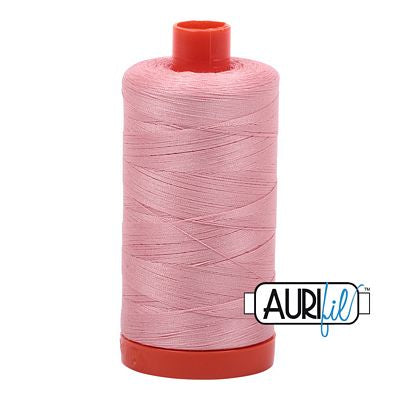 Aurifil Mako Cotton Thread Solid 50wt 1422yds Light Peony