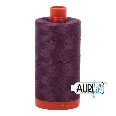 Aurifil Mako Cotton Thread Solid 50wt 1422yds Mulberry