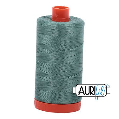 Aurifil Mako Cotton Thread Solid 50wt 1422yds Medium Juniper