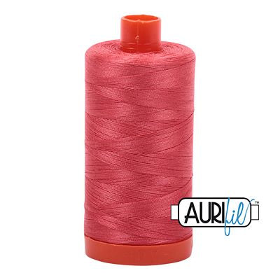 Aurifil Mako Cotton Thread Solid 50wt 1422yds Medium Red