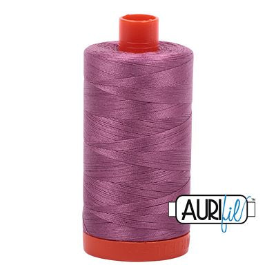 Aurifil Mako Cotton Thread Solid 50wt 1422yds Wine