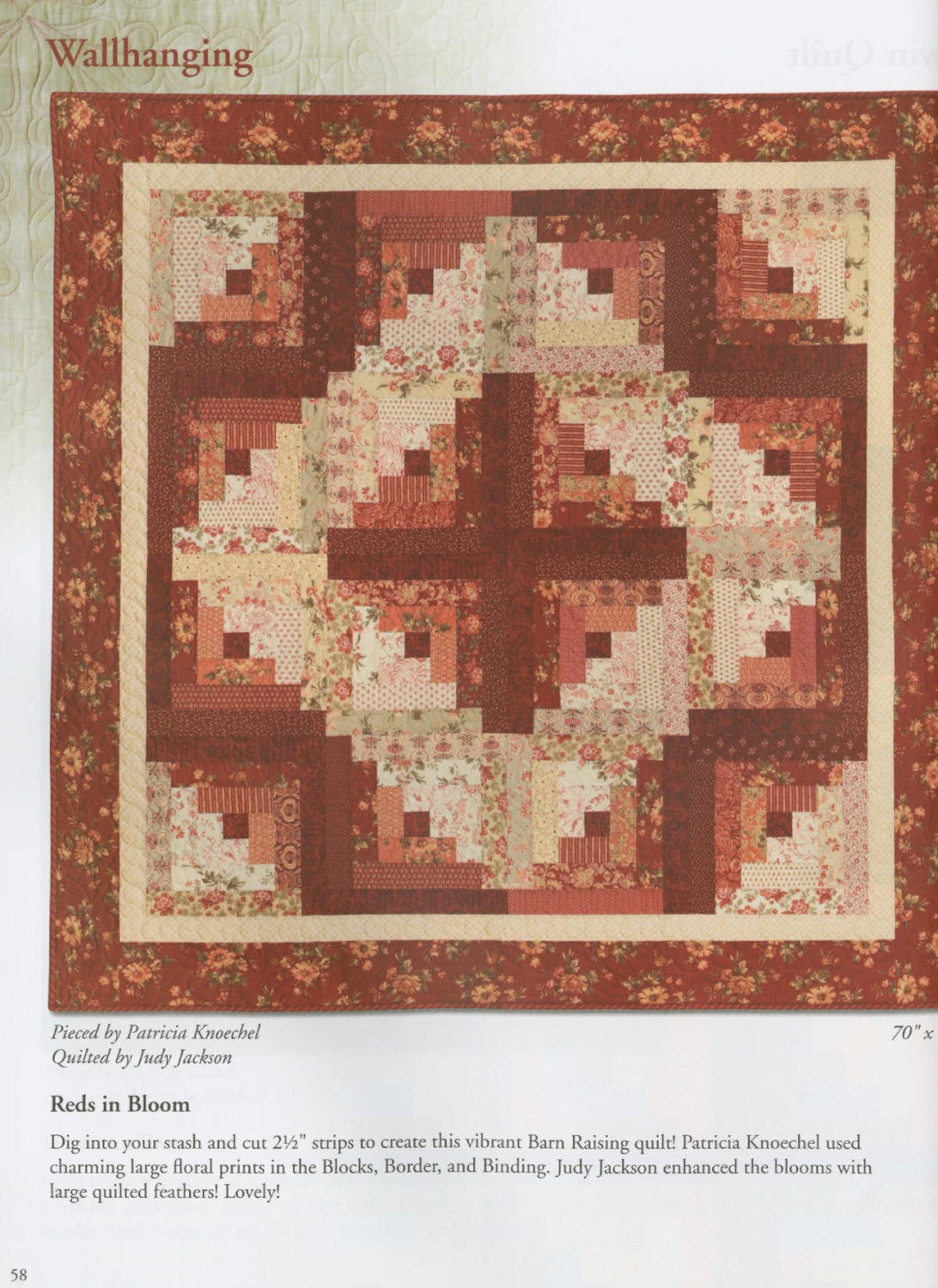 Make a Quilt in a Day Log Cabin Pattern 6th Edition