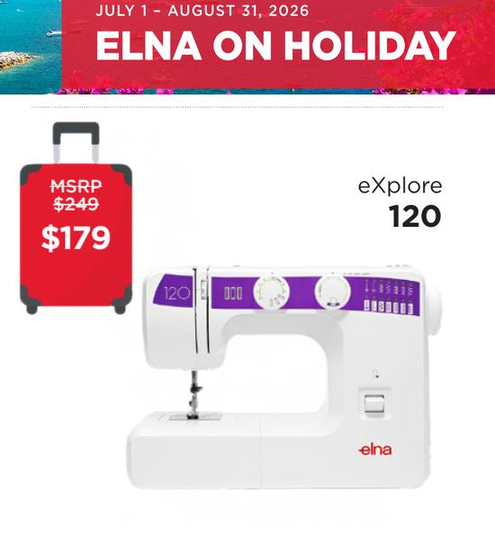 Elna eXplore 120 Mechanical Sewing Machine
