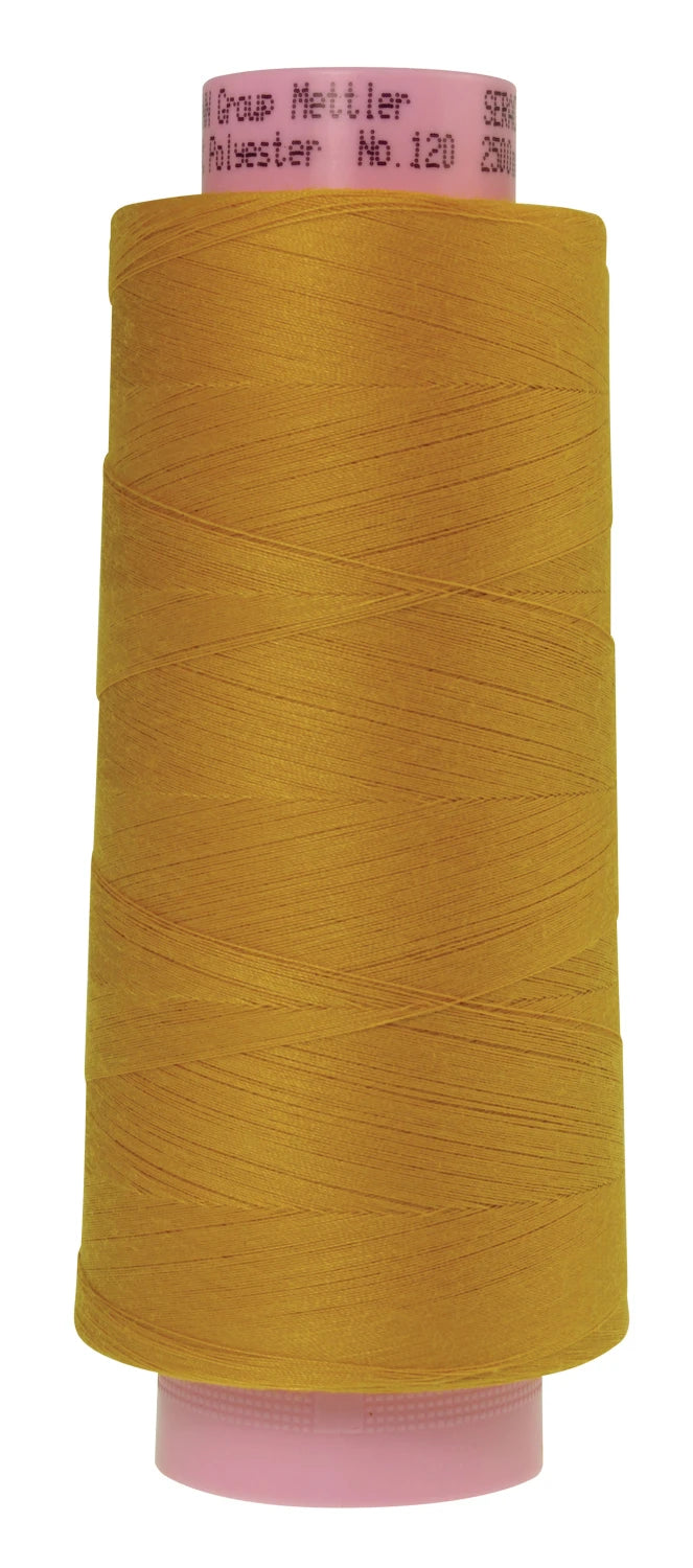 Seracor Polyester Overlock Thread 2734yds Gold