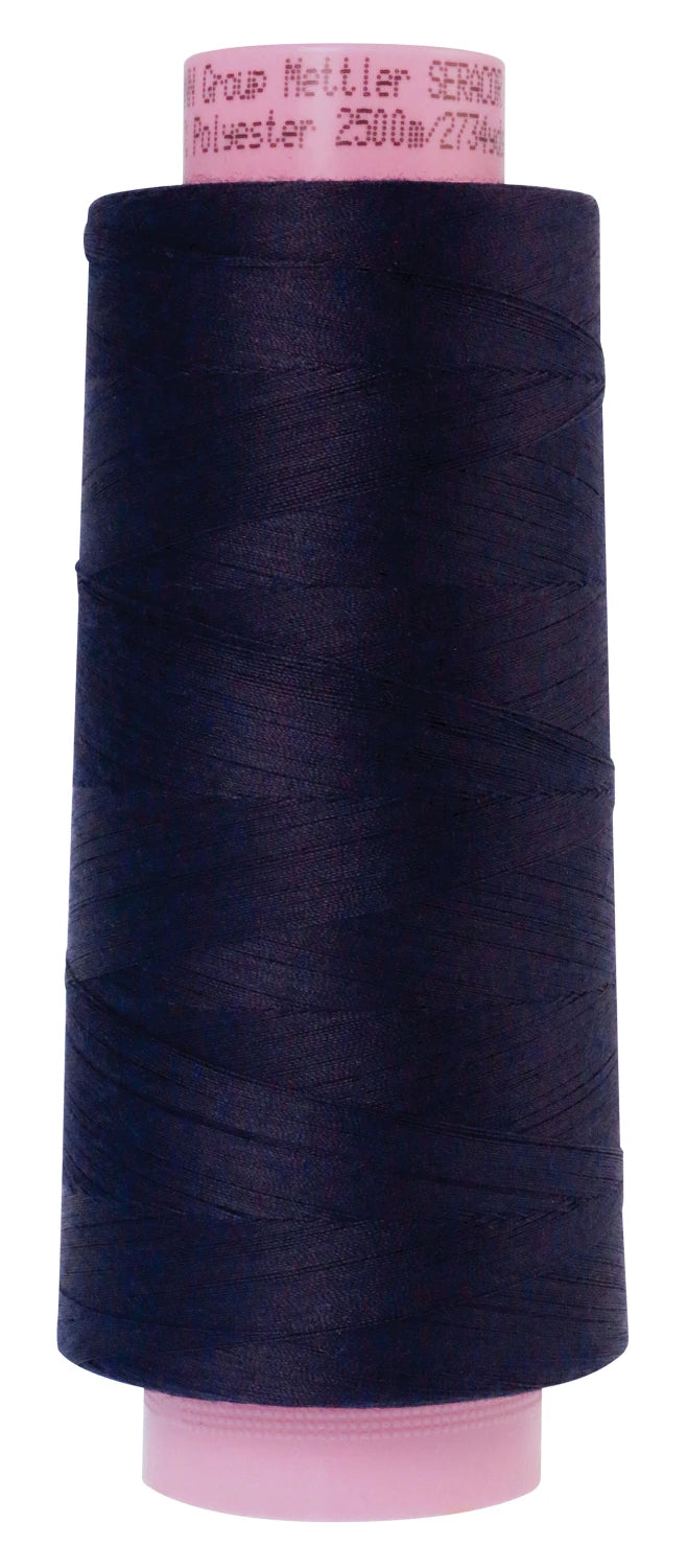 Seracor Polyester Overlock Thread 2734yds Navy