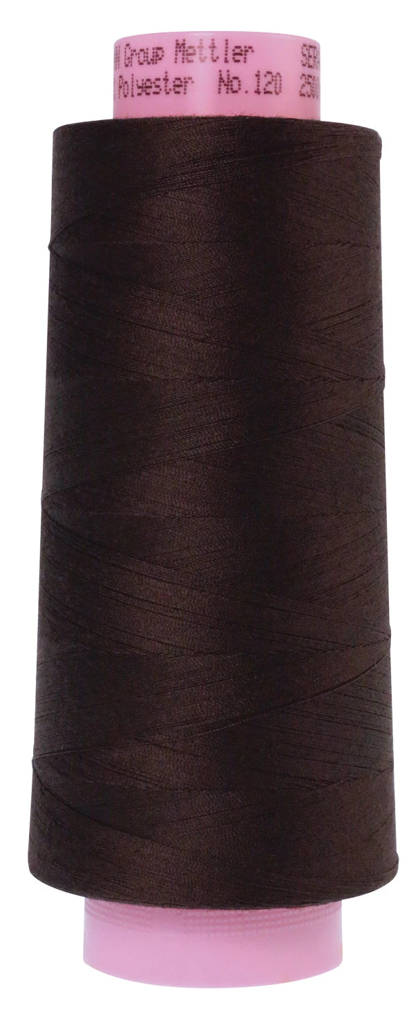 Seracor Polyester Overlock Thread 2734yds Very Dark Brown