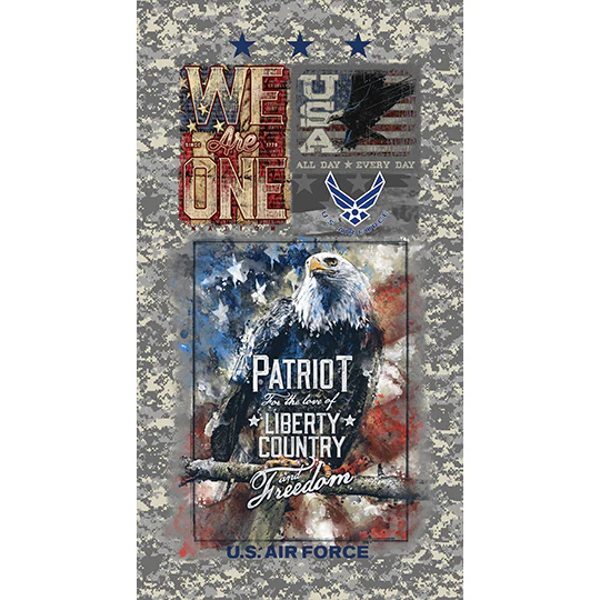 United States Military Air Force 24 inch Panel