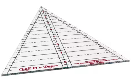 Quilt In A Day Kaleidoscope 45 Degree Triangle Ruler 8-1/2in