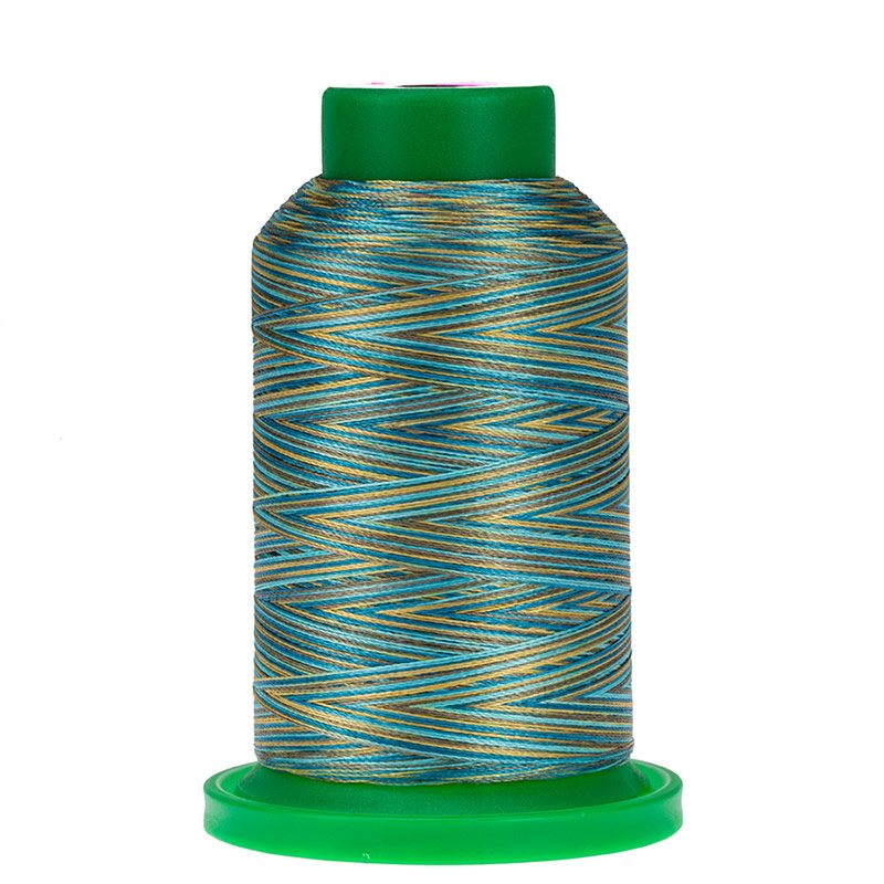Isacord Variegated Thread 1000m, 40 wt.-EGYP TURQUOISE