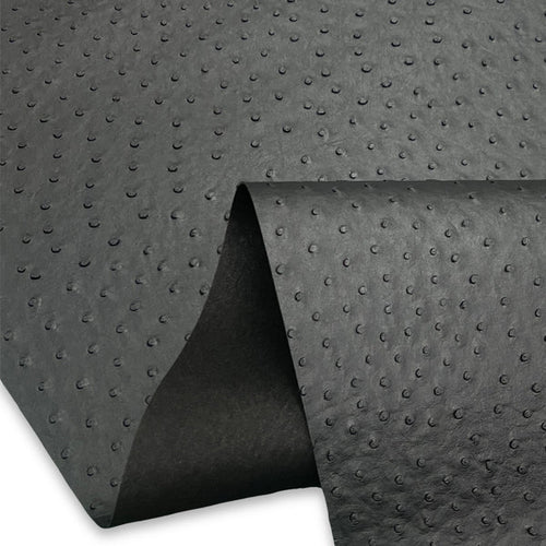 Faux Ostrich Black 18 in x 54 in