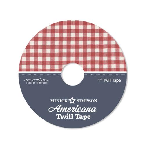 Americana Twill Tape 1"