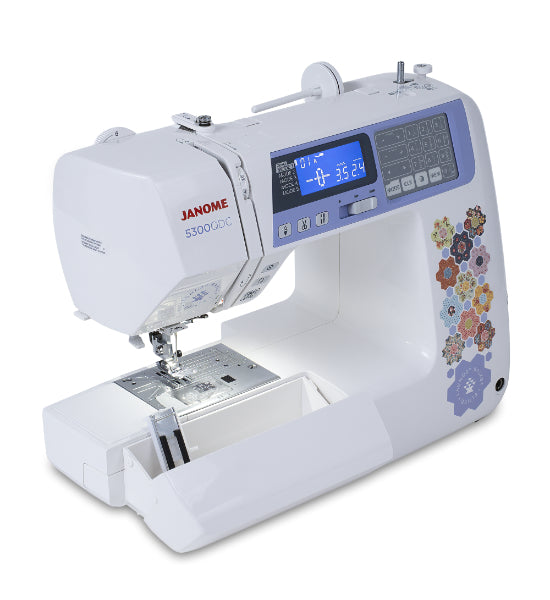 Janome 5300QDC Laundry Basket Quilts Sewing & Quilting Machine